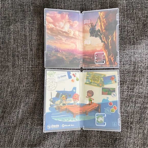 Nintendo Switch Zelda Breath of The Wild + Animal Crossing New Leaf *Cases only* - Picture 2 of 3